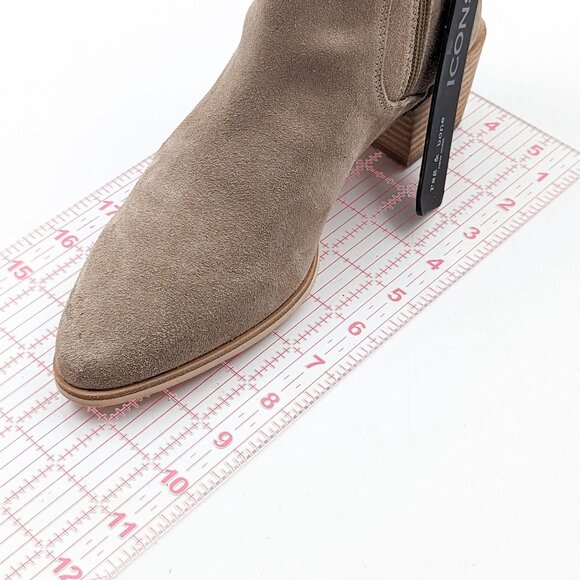 Rag&Bone Women Icons Taupe Suede Western Ankle Boots size 7US EUR 37.5 - Picture 7 of 9
